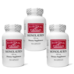 Ecological Formulas Monolaurin 600 mg bottle front for daily wellness
