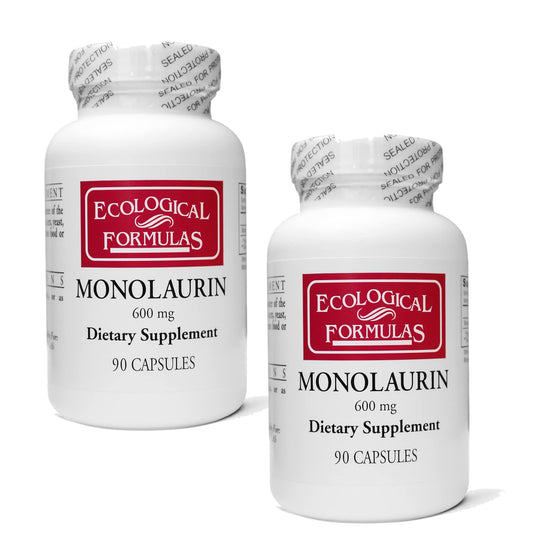 Ecological Formulas Monolaurin bottle front view for daily immune support possibilities