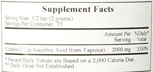 Ecological Formulas Vitamin C from Tapioca packaging on shelf