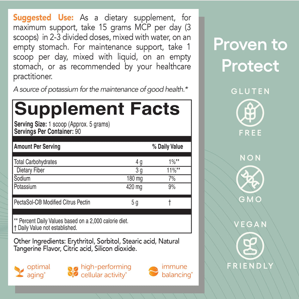 EcoNugenics Detox Rescue citrus pectin supports immune and inflammatory balance.