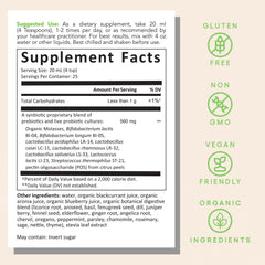 EcoNugenics EcoProbiotic vegan, dairy-free formula on label for inclusive use.