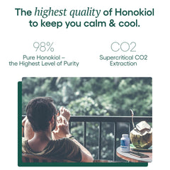 EcoNugenics HonoPure label detail showing high-purity honokiol and quality marks