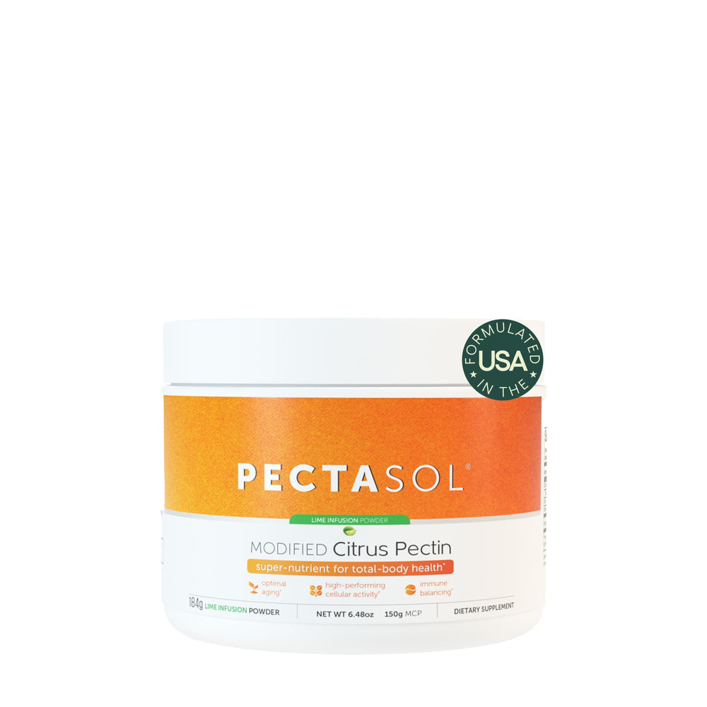 EcoNugenics PectaSol bottle with pour spout supports immune balance and inflammation response.