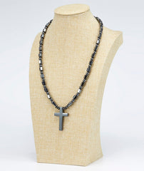 Ecooon hematite beads close-up reveals natural texture and high-quality polish.
