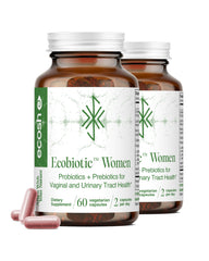 Ecosh Women's Probiotic bottle front promotes daily balance and easy routine.
