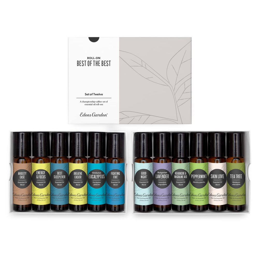 Edens Garden Best of the Best Roll-On Lavender-Bulgarian bottle for calming on the go