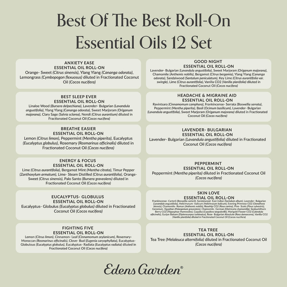 Edens Garden Best of the Best Roll-On Skin Love bottle for skincare