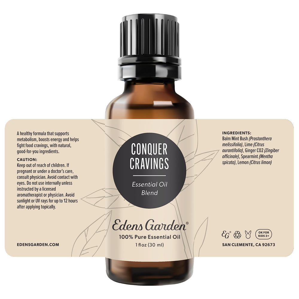 Edens Garden Conquer Cravings packaging-box conveys a premium, gift-ready product