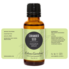 Kid-safe aroma option with Edens Garden coriander seed oil.
