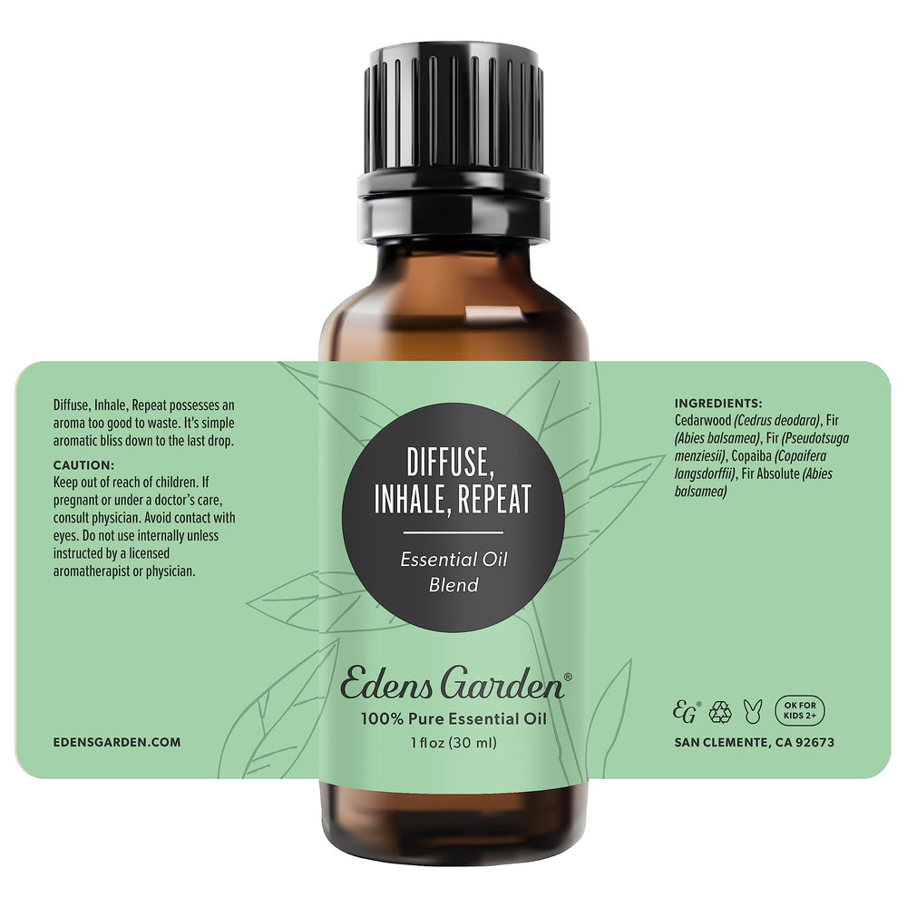 Edens Garden forest scene evokes tranquil aromatherapy ambiance