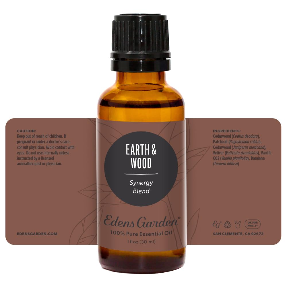 Edens Garden Earth & Wood Damiana enhances serene and calm ambiance.