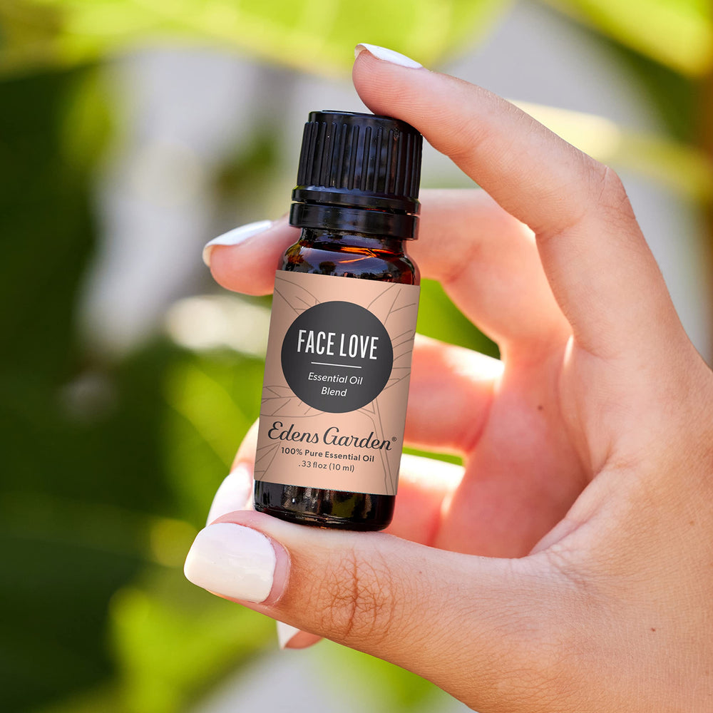 Edens Garden Face Love bottle pour, easy to add 6 drops to a serum.