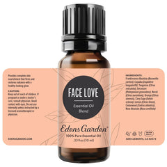 Edens Garden Face Love skincare display hints at balanced, radiant skin