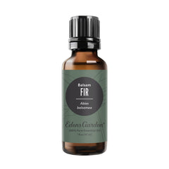 Edens Garden Fir-Balsam bottle closeup for pure aroma diffusion