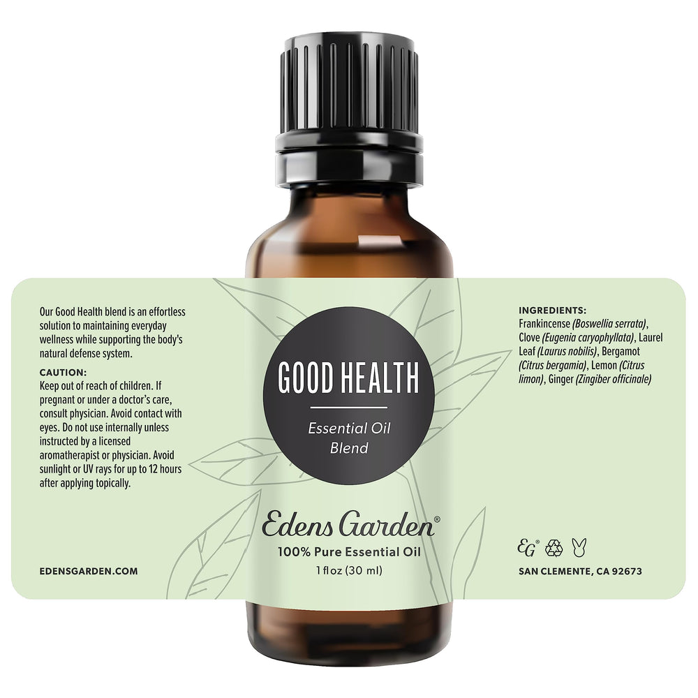 Edens Garden Good Health packaging box, proudly woman-owned and family-operated.