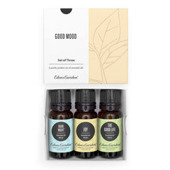 Edens Garden Good Mood Joy bottle delivers uplifting aroma for a brighter morning