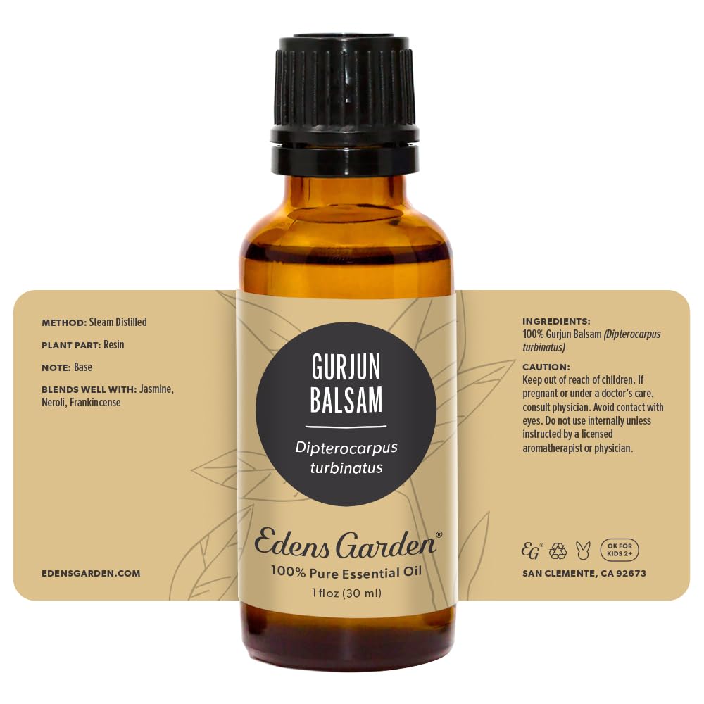 Edens Garden Gurjun Balsam aromatherapy support from licensed professionals.