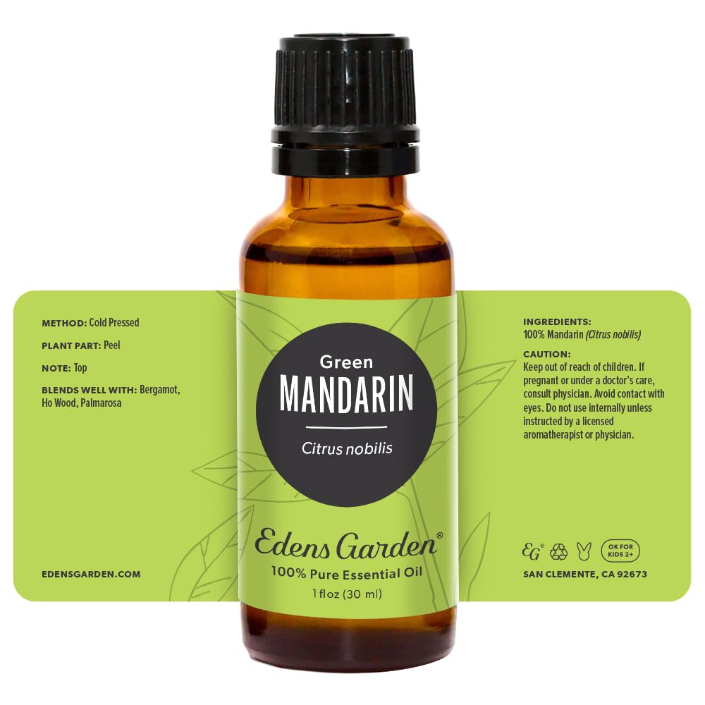 Edens Garden Mandarin Green GC-MS report sample for transparency