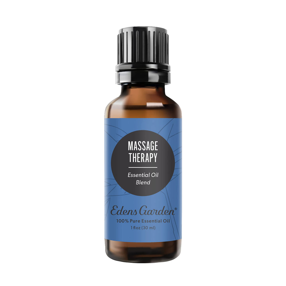 Edens Garden Massage Therapy oil bottle — ideal for soothing massage sessions