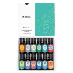 Edens Garden OK For Kids collection bottle hero, pure essential oils for gentle aromatherapy at home.