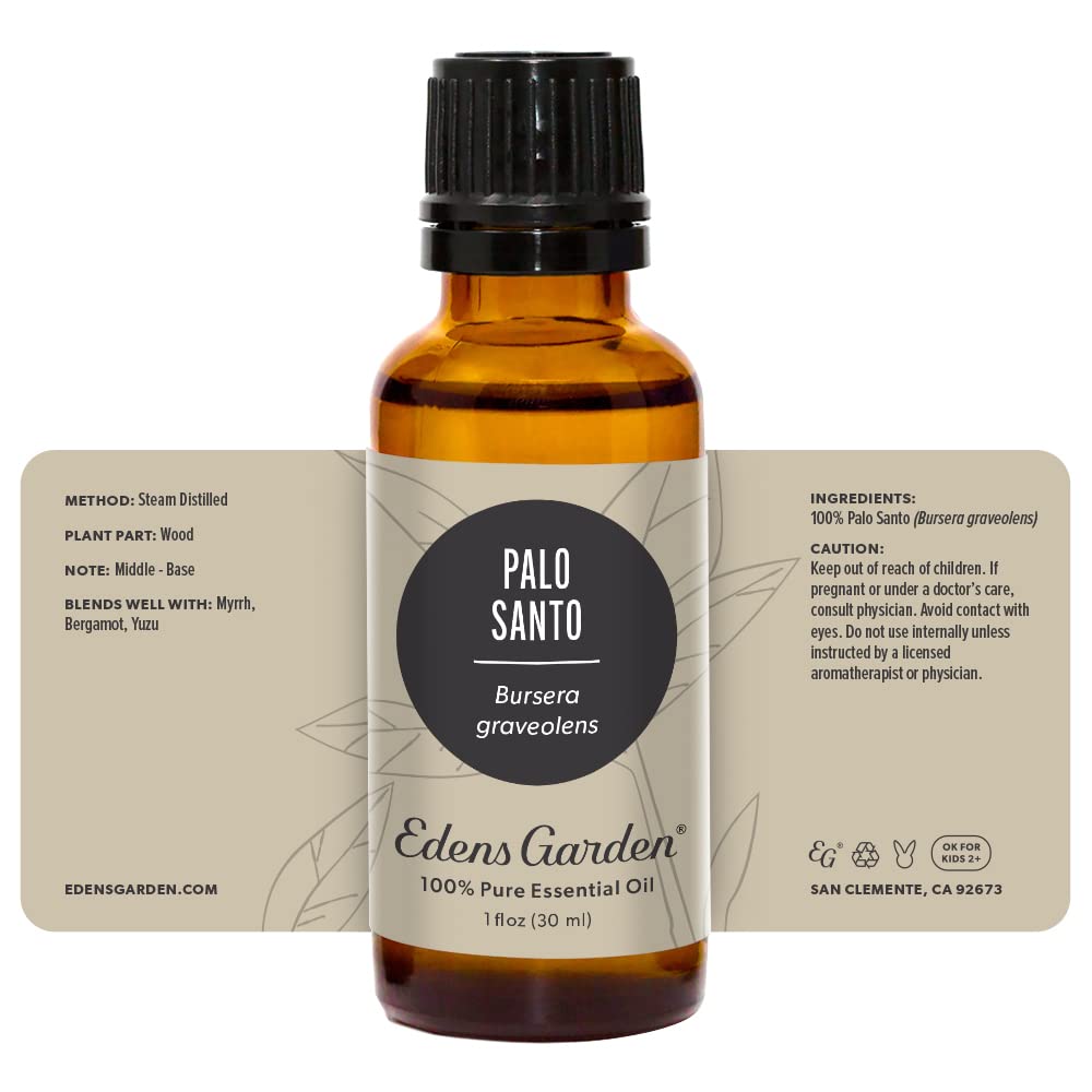 Edens Garden Palo Santo scene for yoga or mindfulness practice.