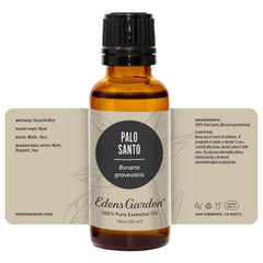 Edens Garden Palo Santo scene for yoga or mindfulness practice.
