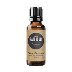 Edens Garden Patchouli Light bottle for a soothing aromatherapy ritual.