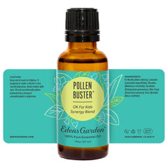 Edens Garden Pollen Buster on a store display attracting mindful shoppers