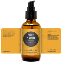 Edens Garden prickly pear seed oil packaging – clear product info