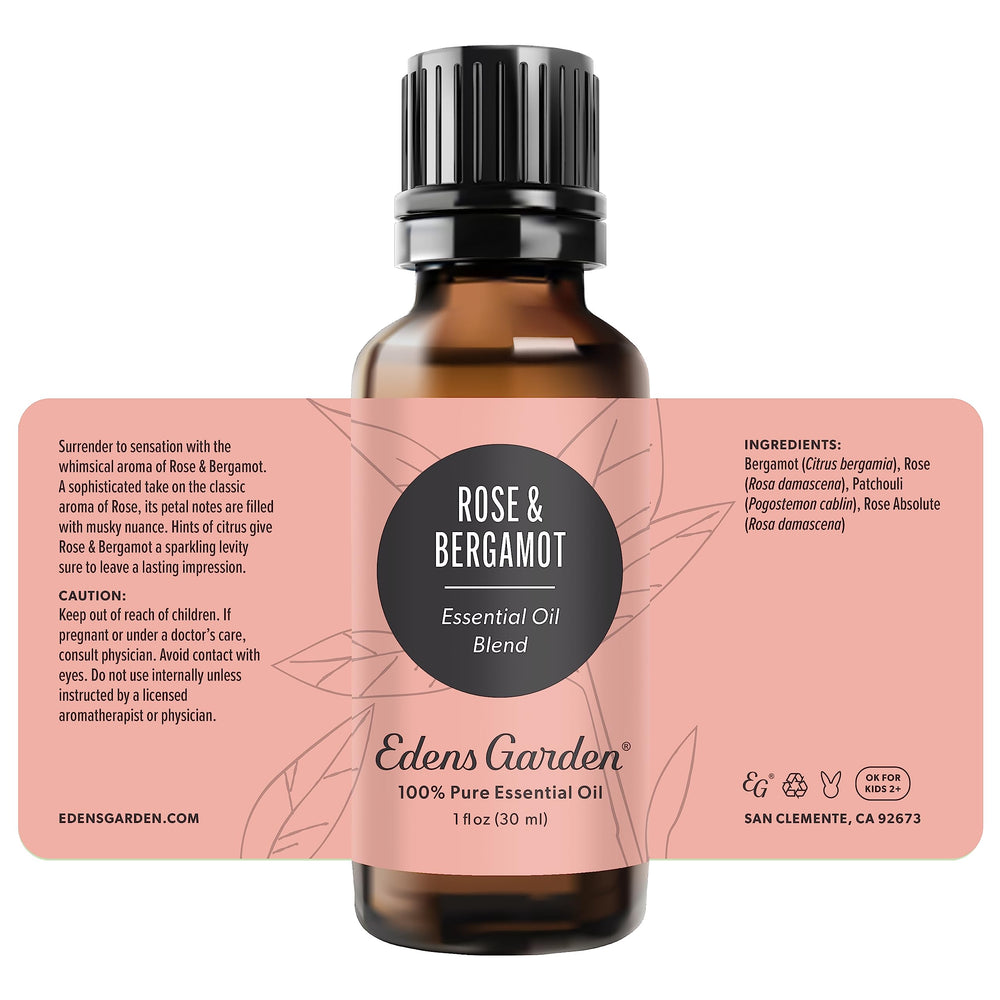 Edens Garden Rose Bergamot packaging looks premium and gift-ready.