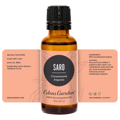 Edens Garden Saro scented candle pairing for spa-like home fragrance.