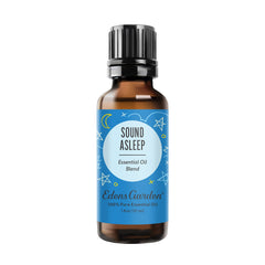 Edens Garden Sound Asleep bottle closeup for calming bedtime rituals.