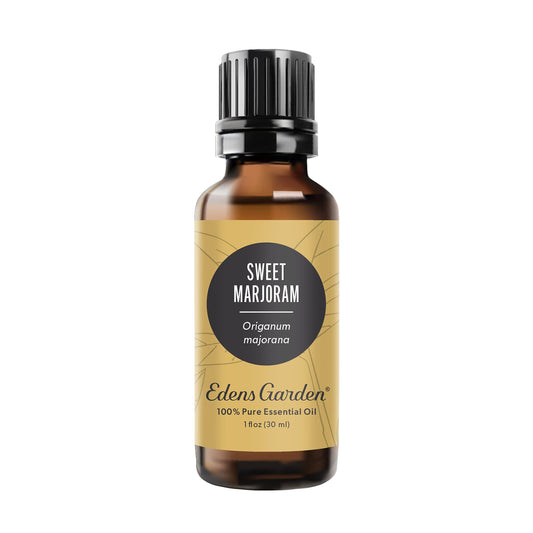 Edens Garden Sweet Marjoram bottle with pour spout for easy aroma release