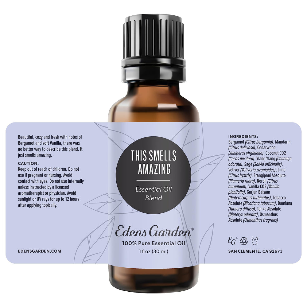 Edens Garden This Smells Amazing aroma near diffuser creates calming ambience.
