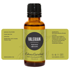 Edens Garden Valerian Oil with licensed aromatherapist guidance for safe use