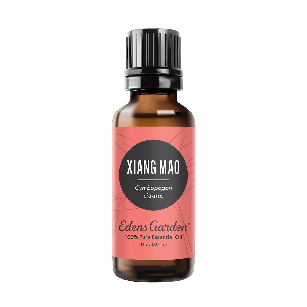 Edens Garden Xiang Mao bottle closeup for diffusion and care.