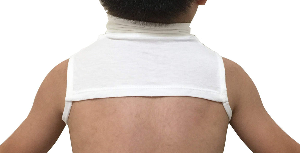 Lightweight breathable design supports comfortable wear around the neck and shoulders.