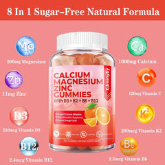 Edmmyliy sugar-free gummies nutrition facts panel highlights ingredients.