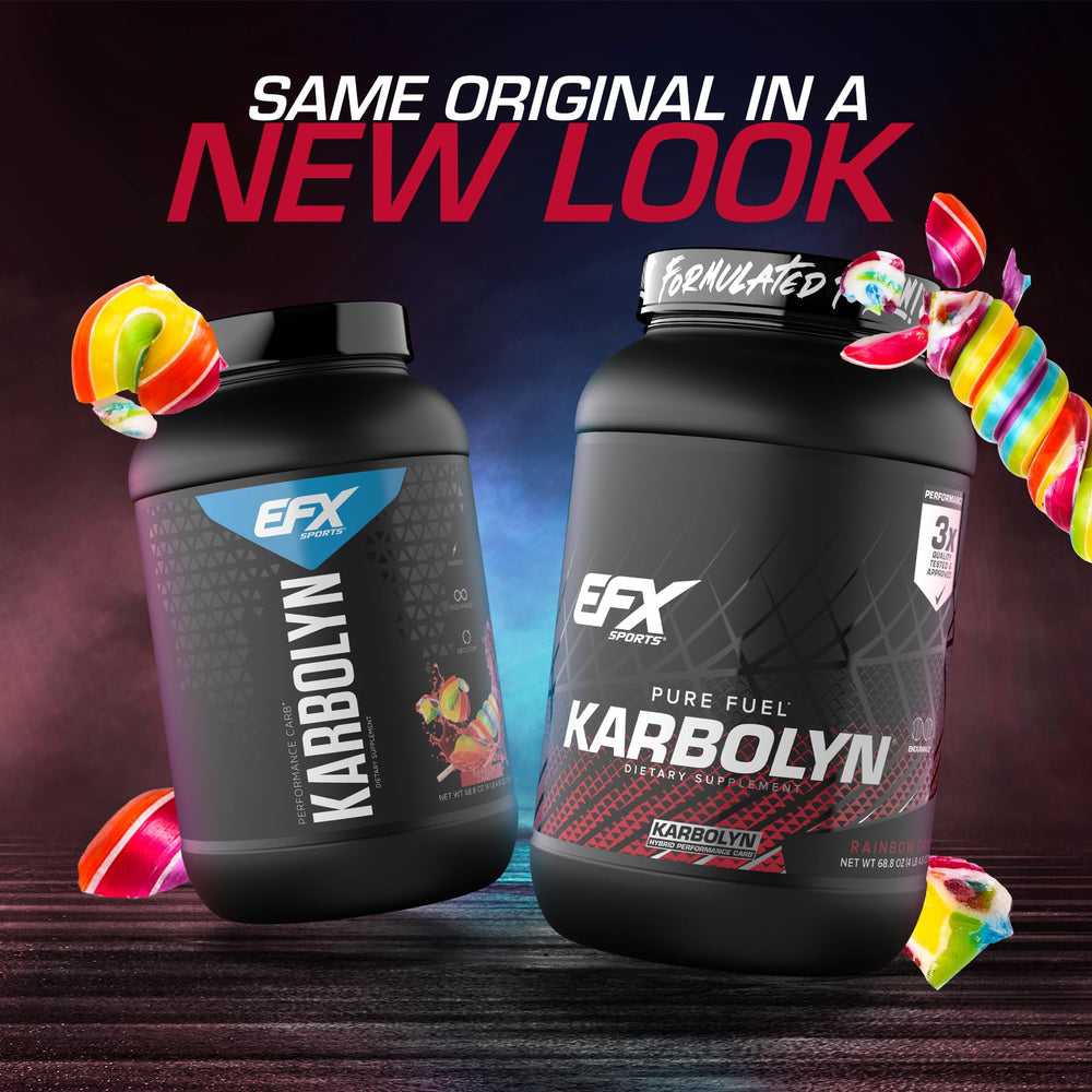 EFX Karbolyn Fuel Rainbow Candy powder scoop for quick serving