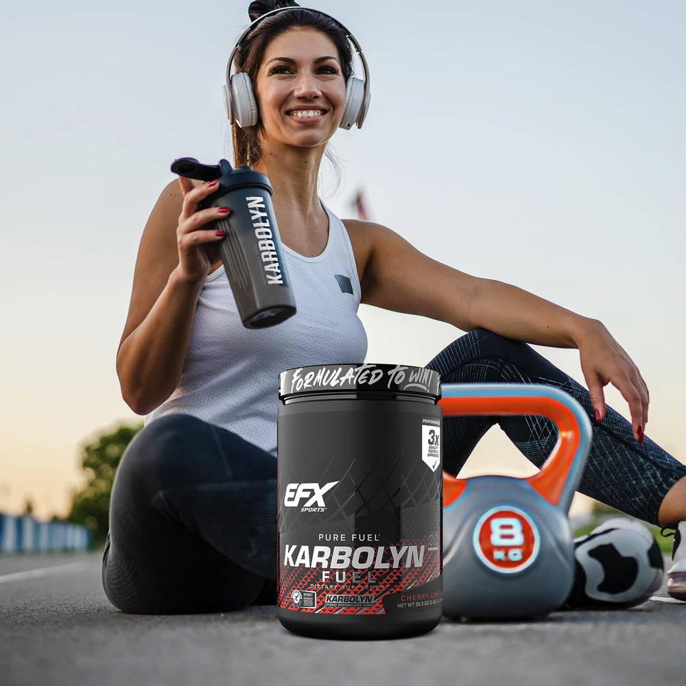 EFX Karbolyn Fuel serving scoop on a training surface