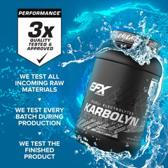 EFX Karbolyn Hydrate ingredient sources showing potato, rice, corn origins