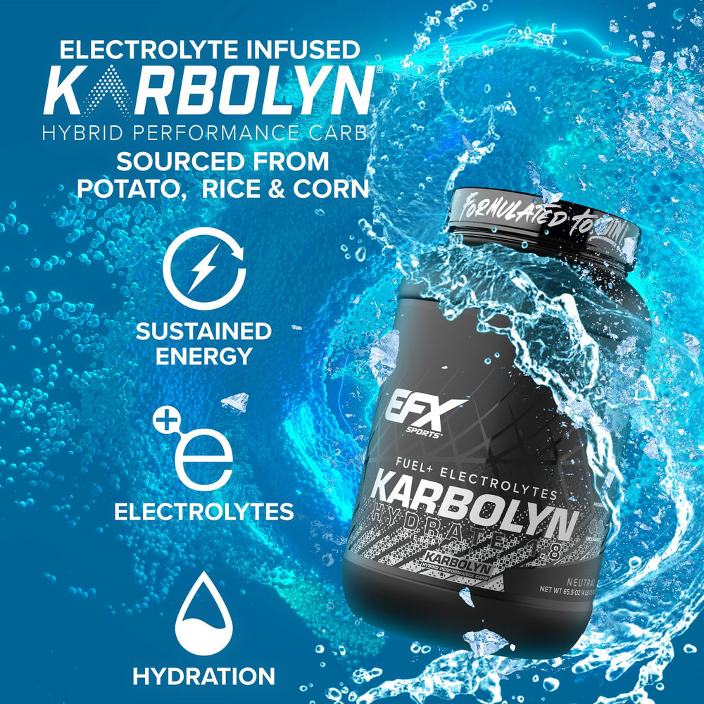 EFX Karbolyn Hydrate label close-up highlighting clean formula