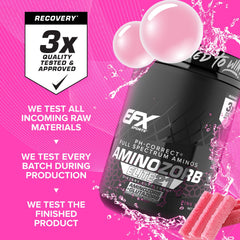 EFX Aminozorb Elite 21 being poured into glass