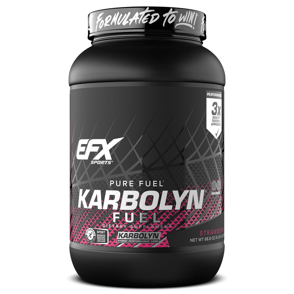 EFX Sports Karbolyn Fuel bottle pour showing quick energy for workouts