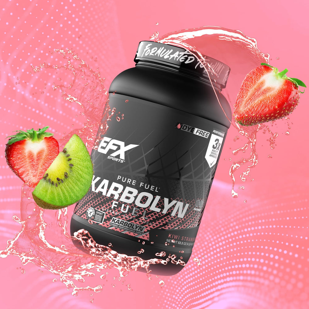 EFX Sports Karbolyn Fuel ingredients close-up for vegan-friendly formula