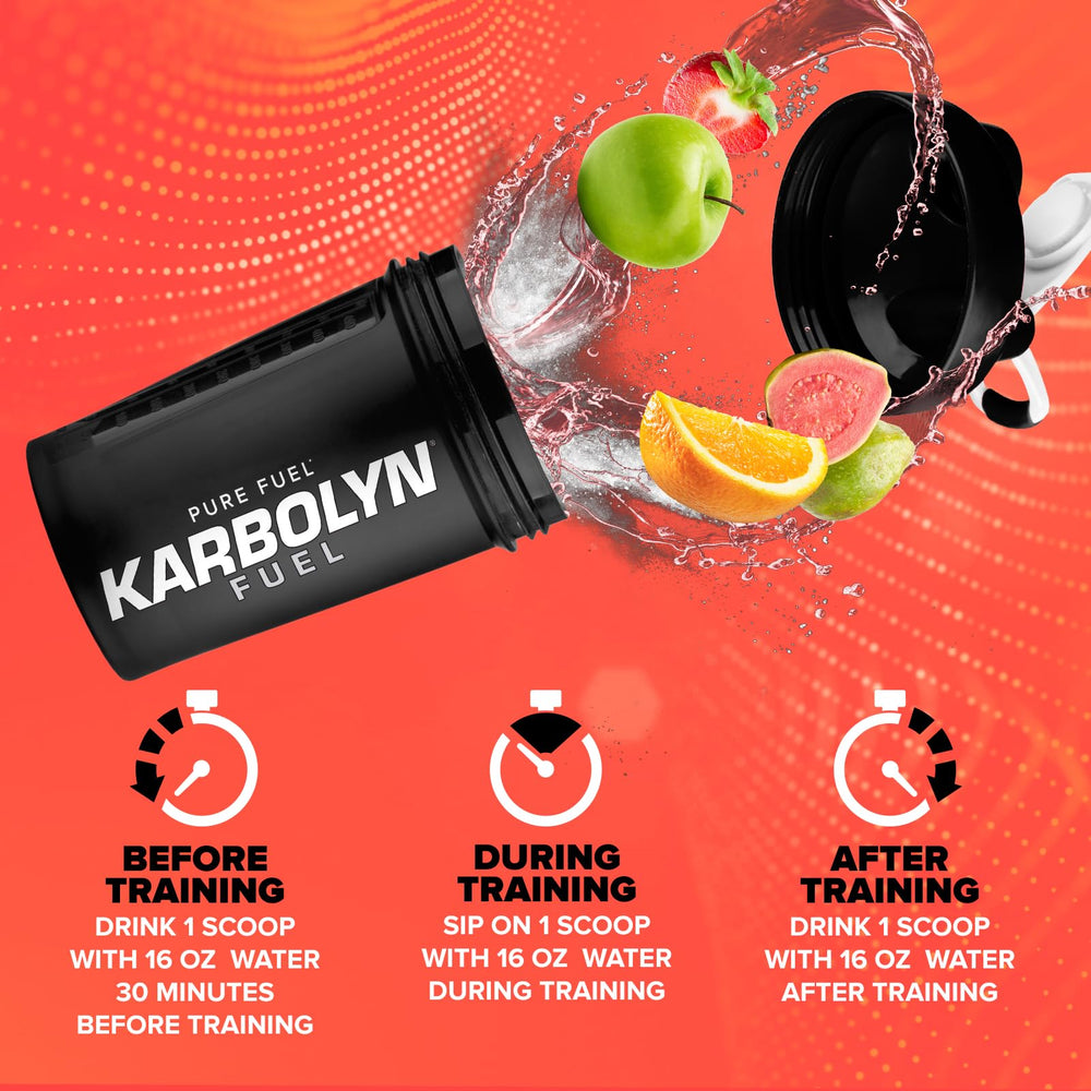 EFX Sports Karbolyn Fuel measured serving on a scale