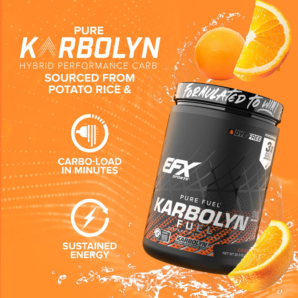 EFX Karbolyn Fuel ready-to-make drink for training sessions.