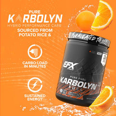 EFX Karbolyn Fuel ready-to-make drink for training sessions.