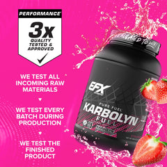 EFX Sports Karbolyn Fuel powder stirred in a shaker