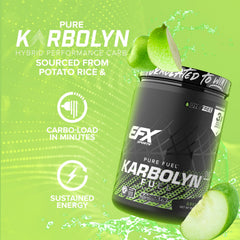 Mix Karbolyn Fuel with water for a smooth green apple drink to sustain energy.